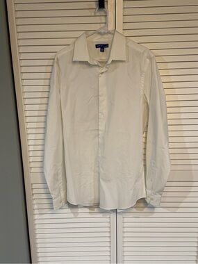 Apt. 9 White Men's Long-Sleeve Button-Up Dress Shirt